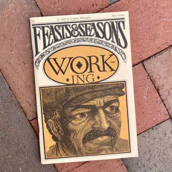 1981 Working Feasts & Seasons Cahill & Co Woodcut Literary Queen Victoria Craft - Picture 2 of 10